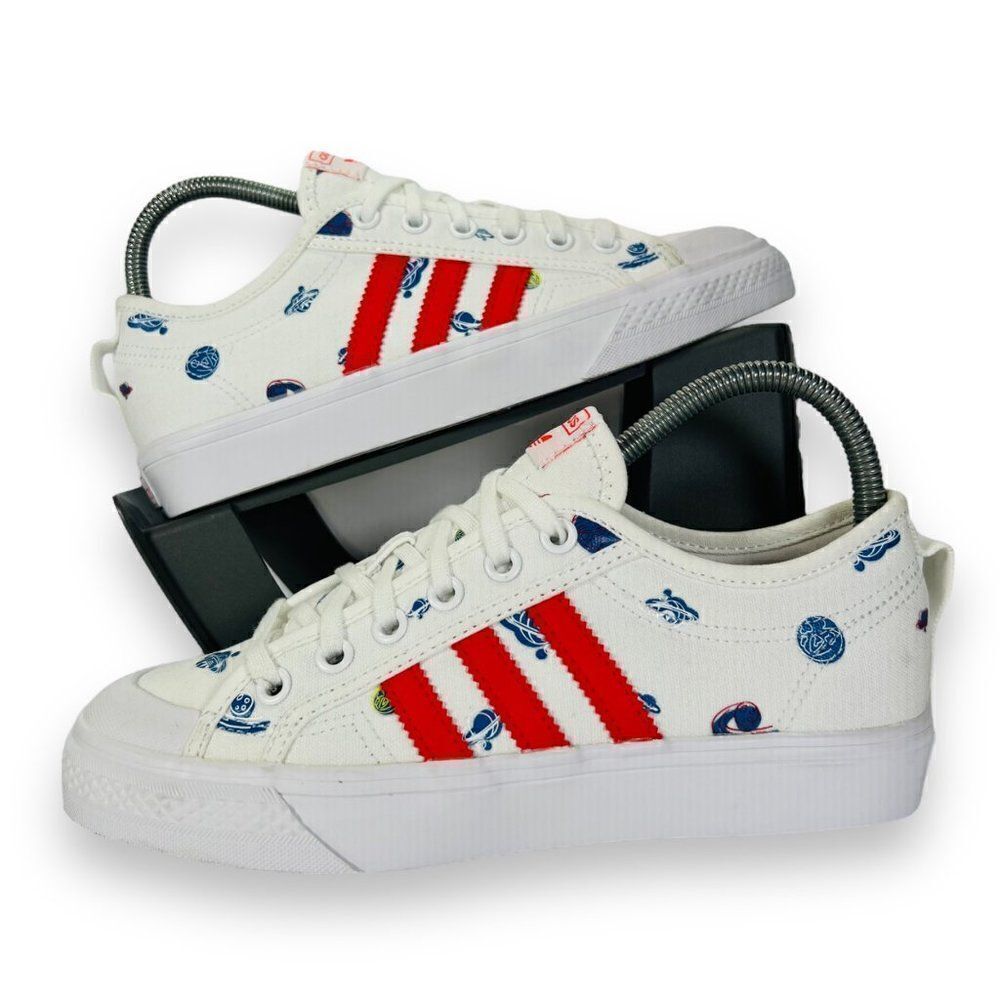 Adidas Nizza J 'Out Of This World - White' H01101 Youth 5 Women's 6‎